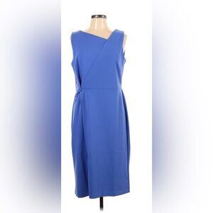 NWT Talbots Twist Detail Sheath Dress - periwinkle blue Size 10